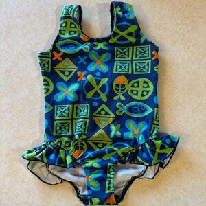 Bubble & Squeak by Flap Happy Swimsuit sz 3